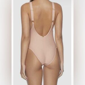 Pilyq Blush Pink Sands Hailey Textured One-Piece women medium